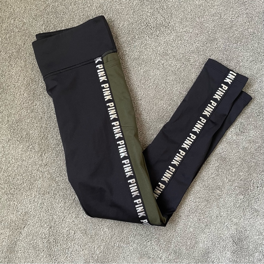 VS Pink Cozy Leggings - Fleeced Lined - Size Small - Gently Used Condition